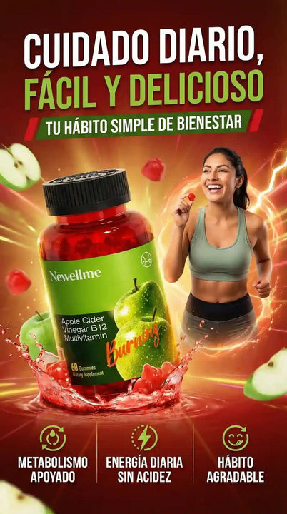 Apple cider vinegar B12 Gummies - Gomitas con vinagre de Manzana y VIt
