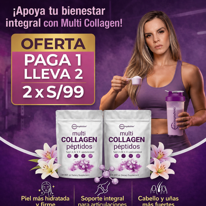 Colágeno Premium Multi Péptidos 907g -Corre qué se acaba🔥 2x1