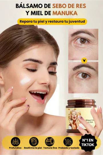 ✨ Bálsamo de Sebo de Res + Miel de Manuka 🍯 100% Natural y Original