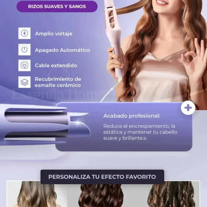 ORIGINAL* RIZADOR AUTOMATICO DE CABELLO.