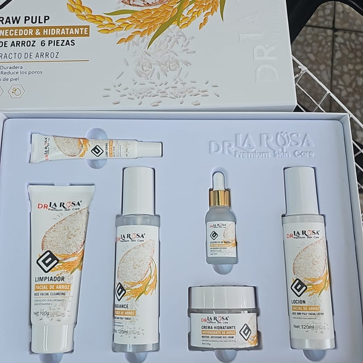 🧴✨ Set de Skincare con Vitamina C (6 piezas)🍊
